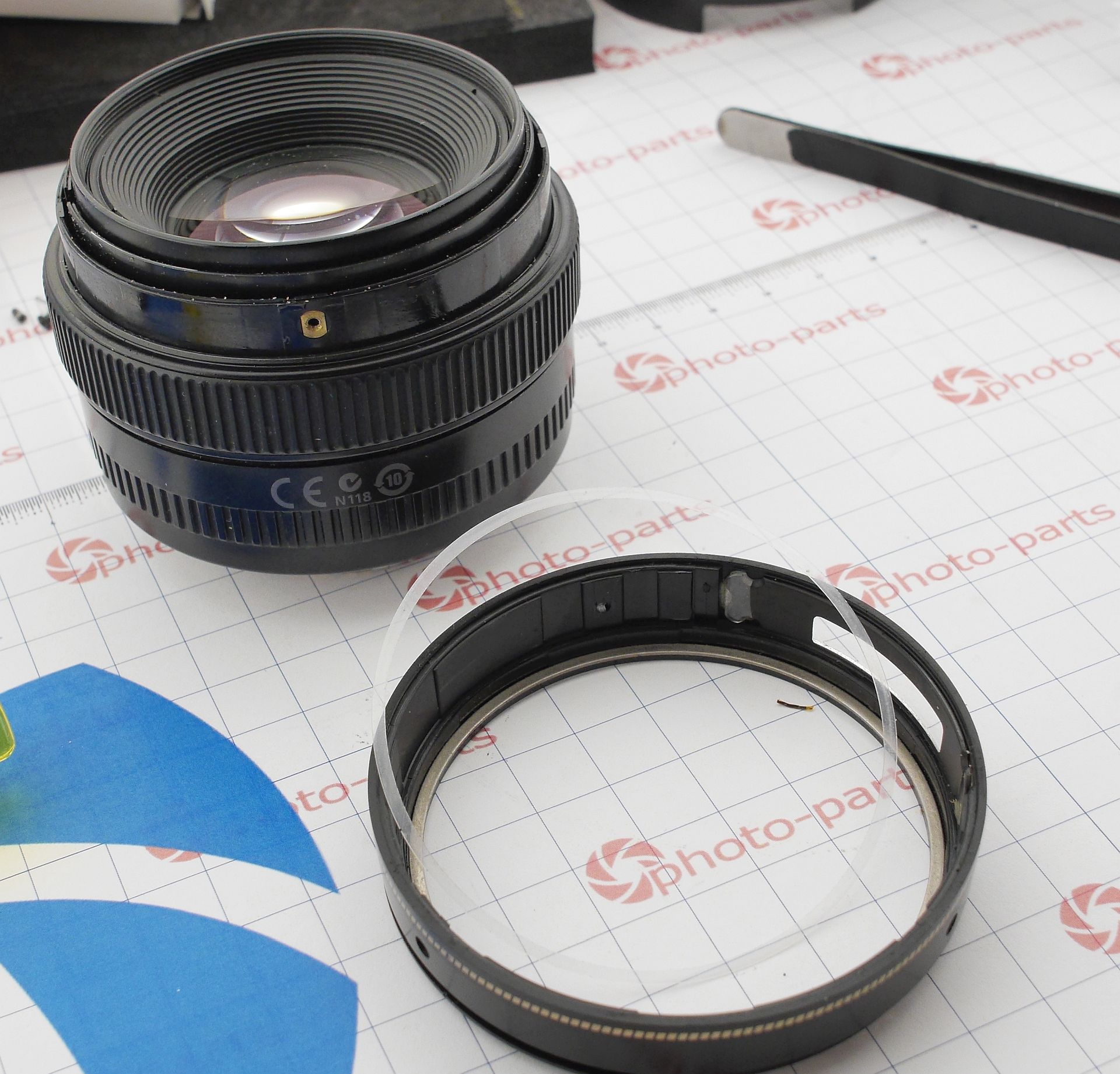 Canon EF 50mm f1.4 USM - ремонт автофокуса