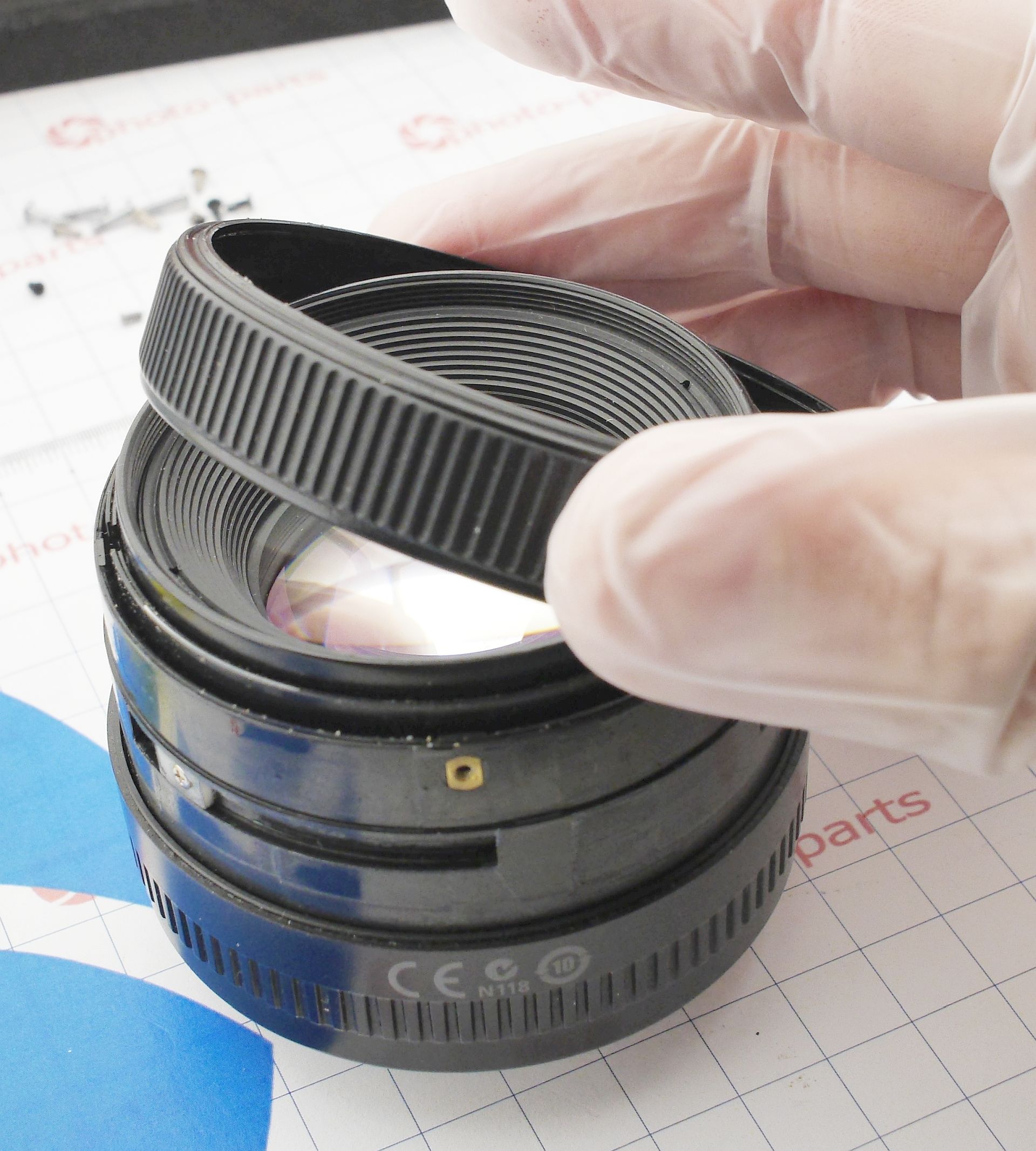 Canon EF 50mm f1.4 USM - ремонт автофокуса