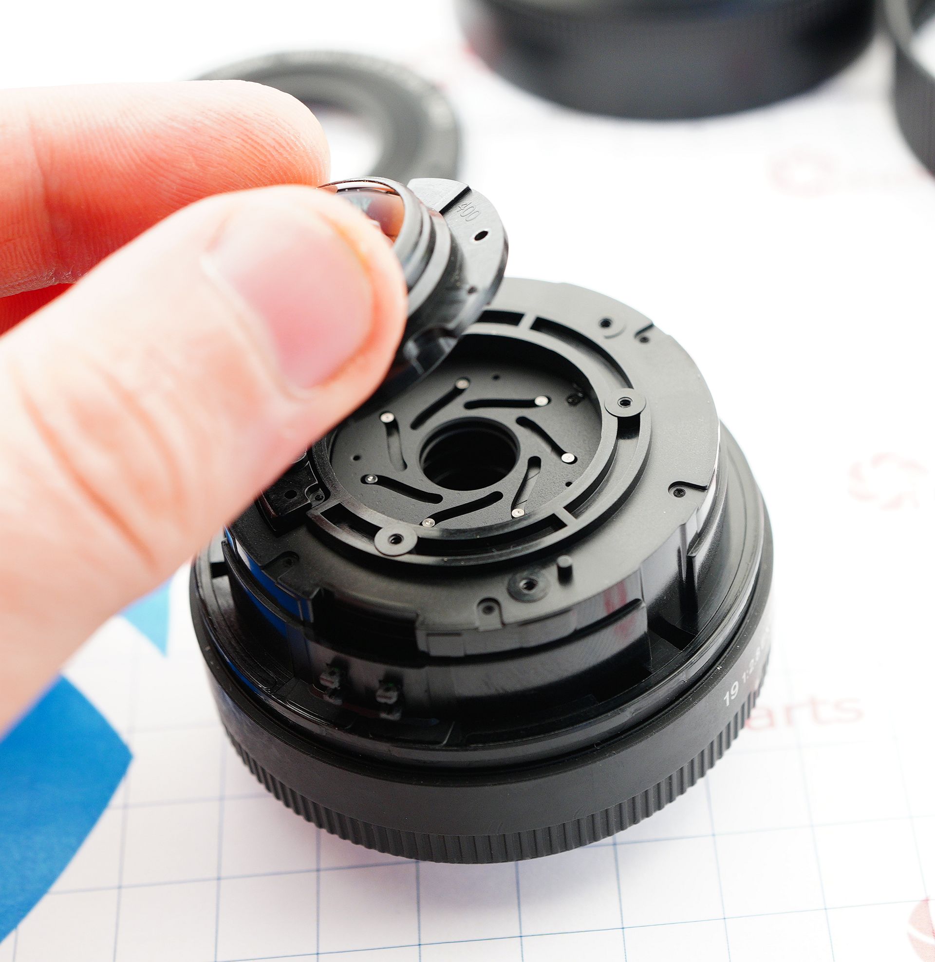 Sigma 19mm F2.8 DN M43 front lens removal